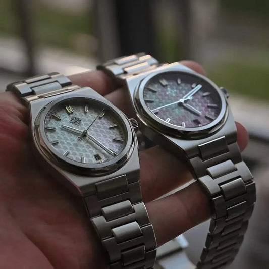 IX&DAO 2026 New Warrior 37mm Men's Automatic Mechanical Watch Miyota 9015 Top Sapphire BGW-9 Stainless Steel Waterproof 10Bar