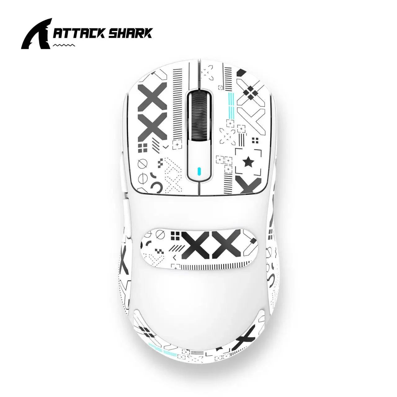 ATTACK SHARK X3 Ultra-Light Wireless Mouse - Tri-Mode 2.4G/BT/Wired, PAW3395 26000DPI, 55g, Macro, for Gaming/Xbox/PS/PC/Mac