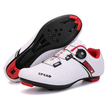 Men Cycling Shoes Road Cycling Sports Shoes Women MTB Racing Competition Self-Locking Cycling Shoes Spd Cleats Cycling Shoes
