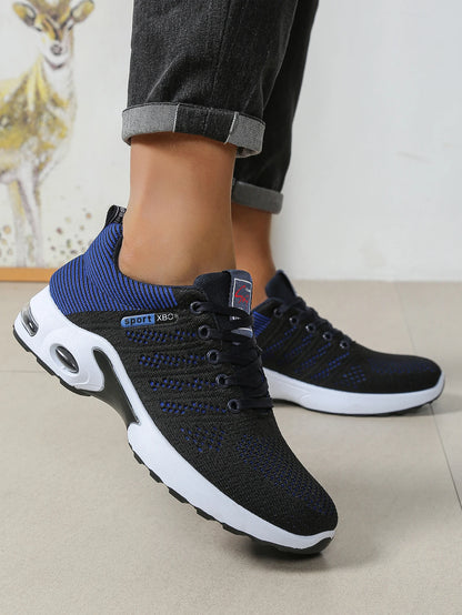 Zapatillas de running de moda para hombre con cordones, muy transpirables: antideslizantes, duraderas y con una comodidad acolchada. Zapatillas deportivas de moda para hombre.