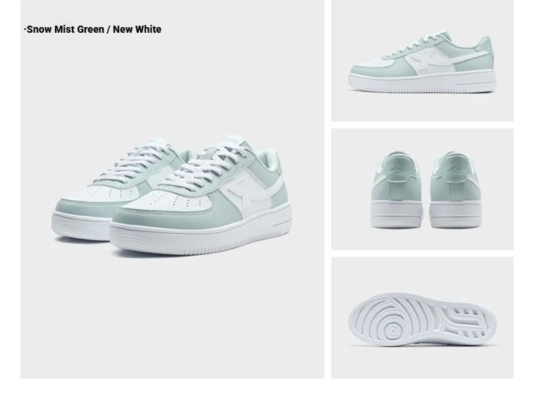 Zapatillas Xtep blancas para mujer 2026 primavera, parejas, versátiles, modernas, casuales, de suela gruesa con aumento de altura, calzado deportivo para mujer 874118319851