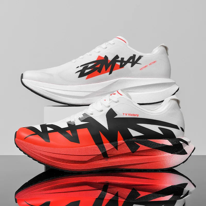 Ténis de corrida para homem, em malha para atividades ao ar livre, sapatos de luxo, sapatilhas para casal, ténis todo-o-terreno, com amortecimento, respiráveis, ténis de treino, de corrida, antiderrapantes, na moda