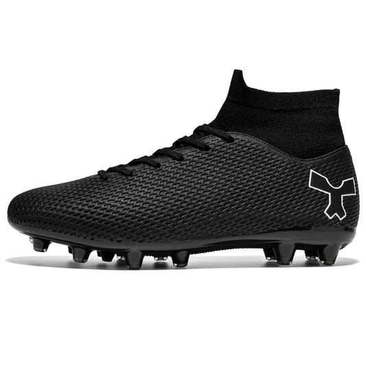 New Unisex Long Spike Football Boots Men Broken Nail Soccer Shoes AG/TF Training Soccer Cleats Sneakers Non-Slip Ankle Shoes