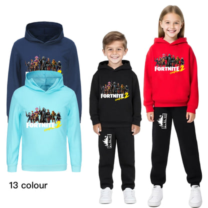 Fortnite Hoodie für Kinder und Babys, Cartoon-Kleidung, Unisex, Jungen, langärmelige Kapuzen-Sweatshirts, Jugendliche, Mädchen, lässige Jacken1007