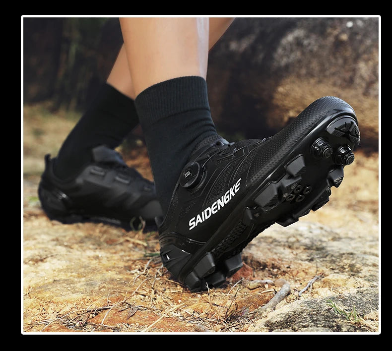 Sapatilhas de Ciclismo Unissexo Novas Profissionais Leves Luxyry Originais para Estrada em Borracha MTB Corrida Bicicleta Moda Bike Street Sports