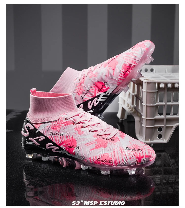 Professional Football Boots Men Soccer Shoes Society Football Cleats FG Ultralight Training Soccer Sneakers Outdoor Sports Shoe