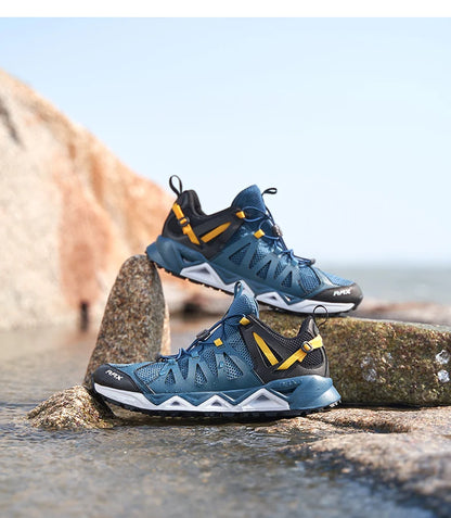 RAX Novos Sapatos de Caminhada de Verão para Homem e Mulher, Respiráveis, para Caminhada em Riachos, Trekking, Aqua Shoes, Pesca Outdoor, Campismo e Sneaker para Homem