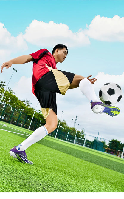 Vyriški futbolo bateliai, neslystantys, patogūs futbolo bateliai, dirbtinei žolei, ultralengvi FG, žolės bateliai, futsalo sportui, salės, suaugusiems, neslystantys