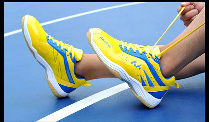 Sapatos de badminton para competição profissional, para homem e mulher, sapatos desportivos unissexo, sapatos de ténis, leves, ténis de mesa
