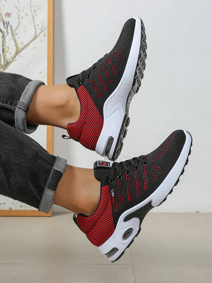 Zapatillas de running de moda para hombre con cordones, muy transpirables: antideslizantes, duraderas y con una comodidad acolchada. Zapatillas deportivas de moda para hombre.