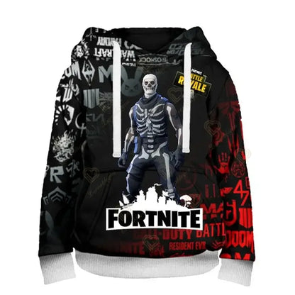 Sweatshirts e hoodies Fortnite Peely com estampado de novo design, para homem, mulher e criança, manga comprida, moda casual, streetwear com capuz, pulóveres
