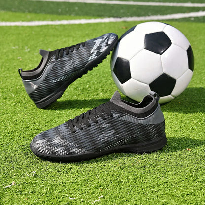 Nuove scarpe da calcio da uomo di alta qualità, tacchetti da partita per indoor, scarpe da calcio outdoor best seller per erba, futsal alte antiscivolo