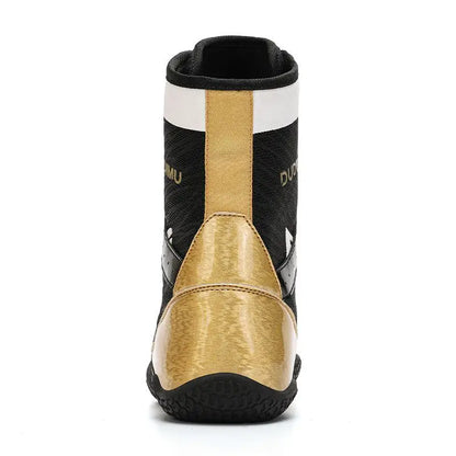 Chaussures d'entraînement de marque originale, chaussures de lutte professionnelle pour hommes et femmes, baskets de boxe respirantes, chaussures de combat montantes