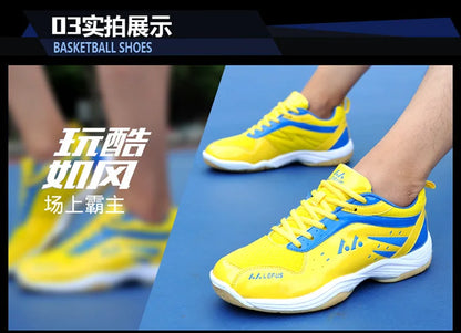 Sapatos de badminton para competição profissional, para homem e mulher, sapatos desportivos unissexo, sapatos de ténis, leves, ténis de mesa