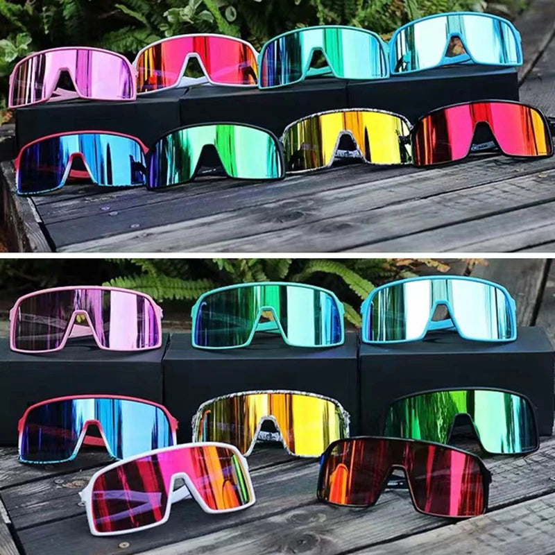 Lunettes de sport en plein air pour le cyclisme, VTT, vélo, UV400, lunettes de soleil de sport pour hommes et femmes, randonnée, course à pied, coupe-vent