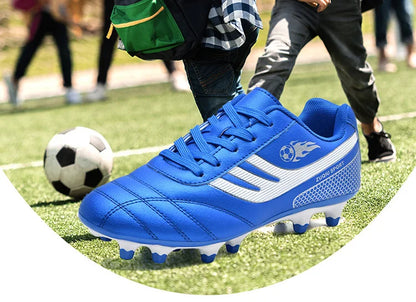 Classics Long/Short Spikes Boy Girl Soccer Shoes Small Size 31-44 Low Cut Outdoor Anti Slip Grass Pro Training Football Sneakers