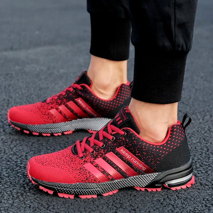 Men's and Women's Flats Fashion Casual Sneakers Couple Walking Shoes Plus Size 36-48 Breathable Fitness Running Shoes Men Shoes
