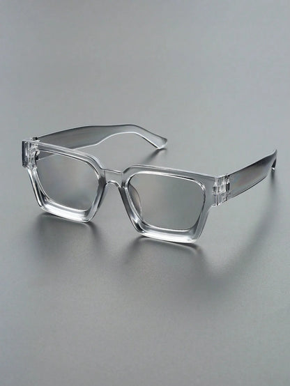 1/2 PC S Classic Fashion Square Plastic Frame Women Sunglasses For Men Daily Life Shades Eyewear Accessories.