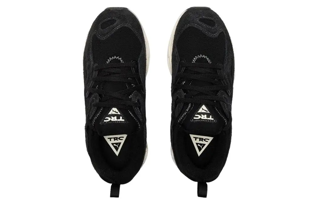 Puma Trc Blaze, chaussures de ville confortables et polyvalentes, modèle bas, chaussures de loisirs, chaussures décontractées, noires, 390153-02.