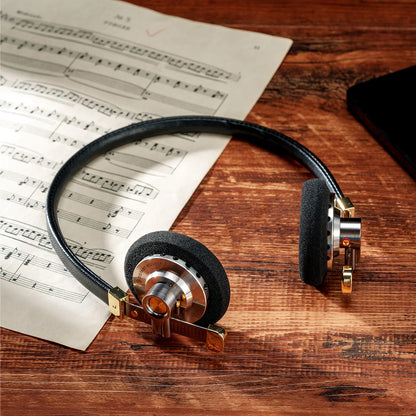 Casque filaire supra-auriculaire Roseselsa Distant Mountain, design rétro métallique, écouteurs HiFi