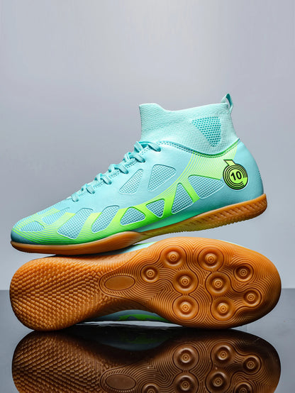 2026 New Professional Indoor Flat Bottomed Football Shoes Teenagers Durable Comfortable Training Shoes Adult Non Slip Soccer Sho