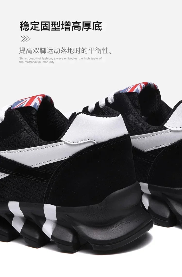 Brand Trend Size 46 47 48 Men's Wear-resistant Cushioning Thick-soled Fitness Sneakers Outdoor Breathable Running Shoes for Men