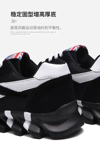 Brand Trend Size 46 47 48 Men's Wear-resistant Cushioning Thick-soled Fitness Sneakers Outdoor Breathable Running Shoes for Men