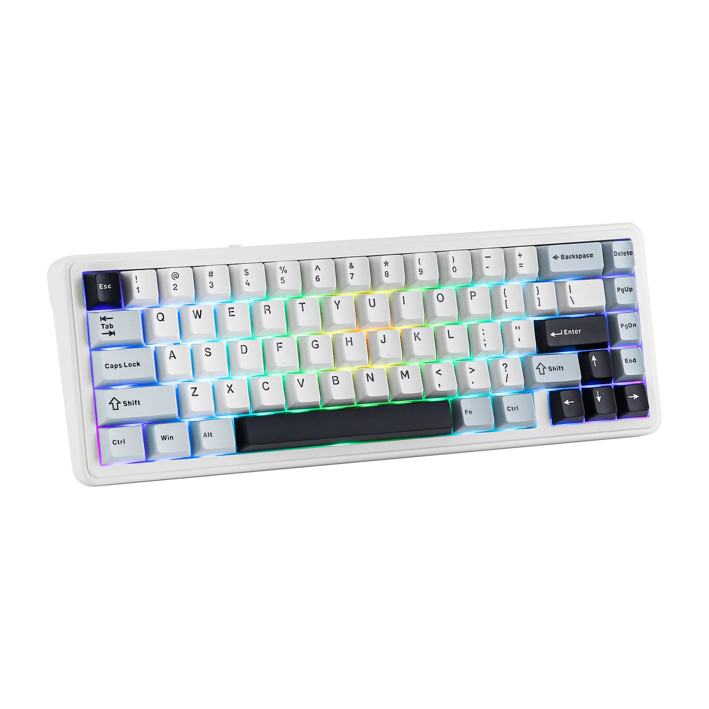 EPOMAKER x AULA F65 65% Layout Wired/Bluetooth 5.0/2.4G Wireless Hot-Swap Gasket-mounted Mechanical Gaming Keyboard for Mac/Win