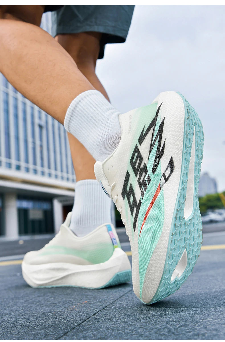 Running Shoes Men Sports Carbon Plate Specialty Breathable Lightweight Women's Comfortable Athletic Non-slip Sneakers Marathon