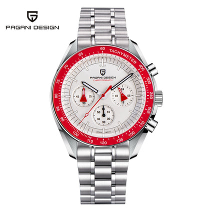 PAGANI DESIGN 2025 New AK Project Men's Watches Luxury Quartz Wrist Watch For Men AR Sapphire Speed Chronograph Automatic Date