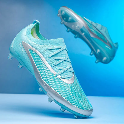 New Men Football Boots Outdoor Cleats Breathable Adult Non Slip Soccer Shoes Sport Long Spikes Training Boys Match Comfortable