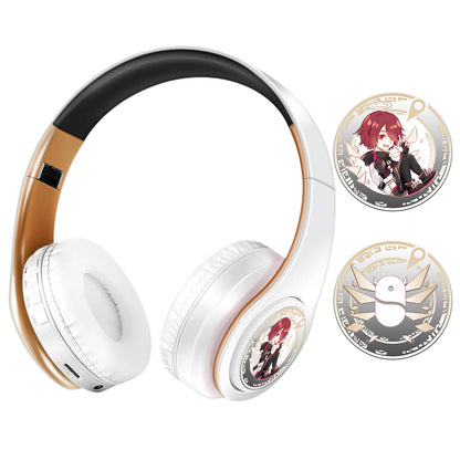 Wireless Silent Disco Headphone Anime Fate/Grand Order FGO Jeanne d'Arc Stereo Bluetooth Headphone for Playing Games Earphone