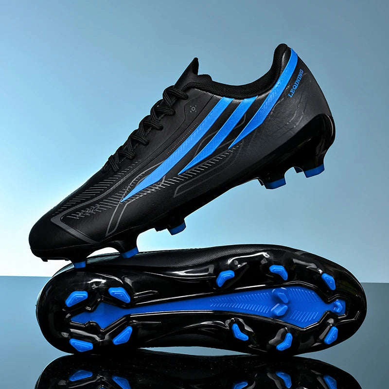 Chaussures de football professionnelles AG pour hommes, résistantes, décontractées, à crampons, antidérapantes, Fast Foo451·a