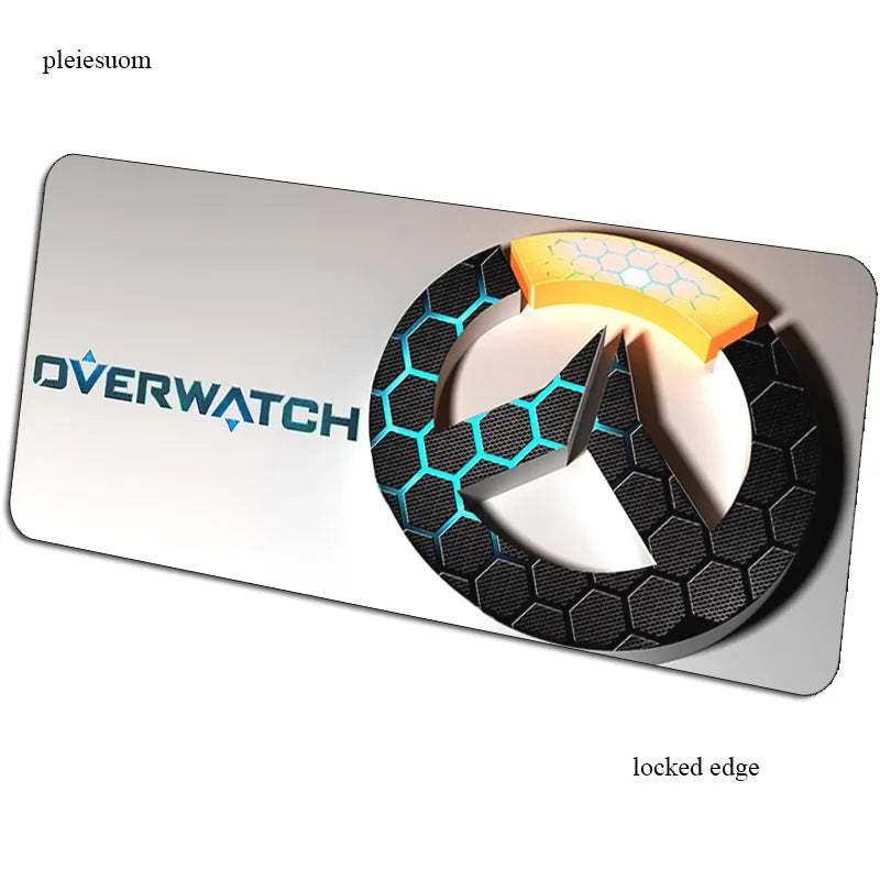 Alfombrilla de ratón gaming Overwatch con impresión HD, 900x400x3mm, alfombrilla gamer para escritorio de ordenador, económica, para notebook y PC
