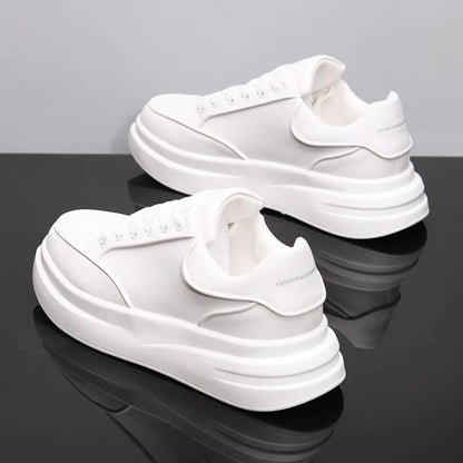 New Couple's Small White Shoes Men's Shoes Women Sports Shoes Men's Sneakers Increased Height Inside Casual Sports Shoes