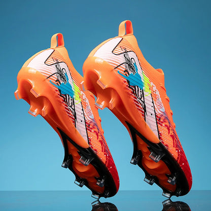 Chaussures de football pour hommes, bottes de football professionnelles originales, chaussures de terrain décontractées de haute qualité, ultra-légères, antidérapantes, pour activités de plein air.