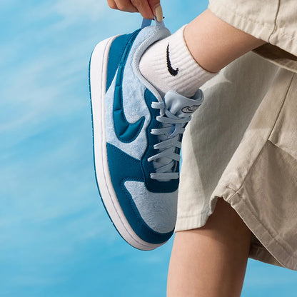 Nike Women's Shoes Court Borough Low (Gs) Sports Shoes, Fashionable and Comfortable Low-Top Sneakers, Wear-Resistant Casual Shoes Im7167-441