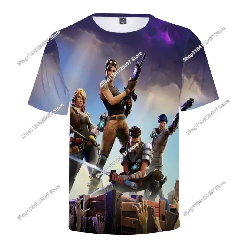 Halloween Peely 3D T-shirt Αγόρια Κορίτσια Χριστούγεννα Fortnite Tees Battle Royale Streetwear Παιδικά Victory Game Ανδρικά T-shirt Ρούχα