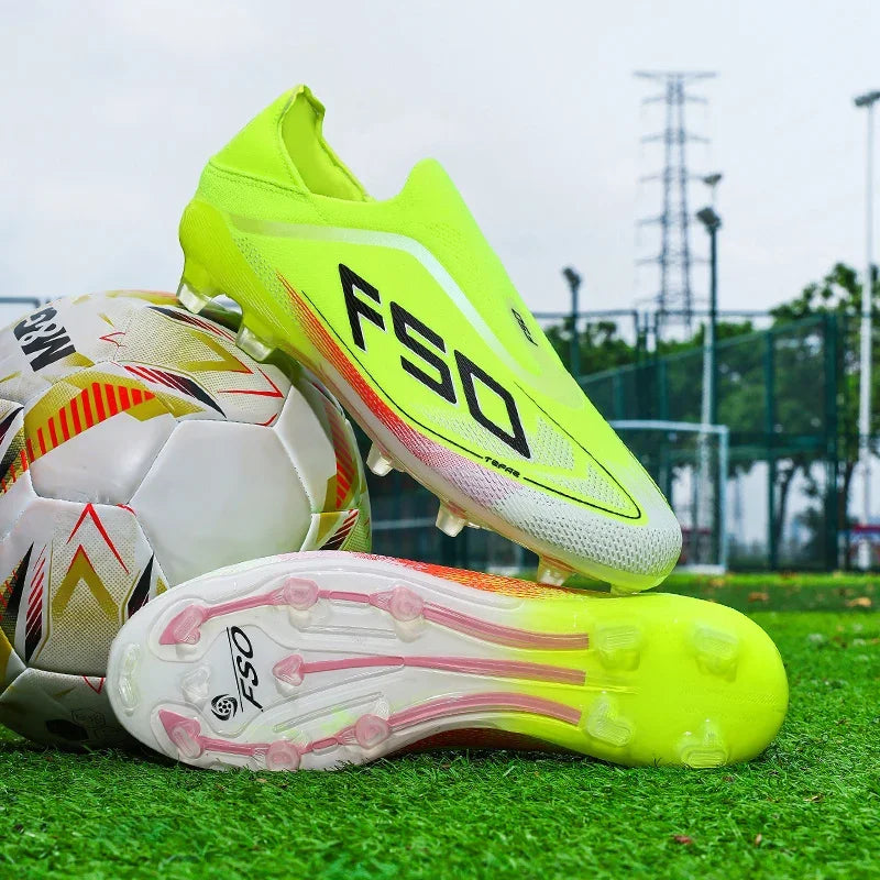 Fodboldstøvler til mænd – Fodboldsko i høj kvalitet – Sneakers – Til kampe – Indendørs – Skridsikre – Græsstøvler – Højt skaft – Futsal – Bestselgere – Udendørs