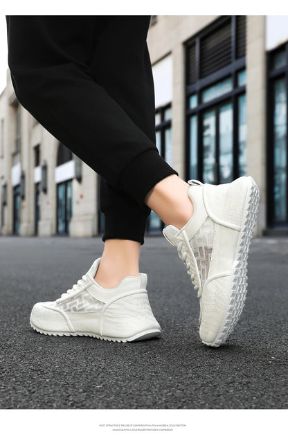 Brand protection 2026 new men's lightweight non-slip breathable wear-resistant running sports fashion versatile casual shoes