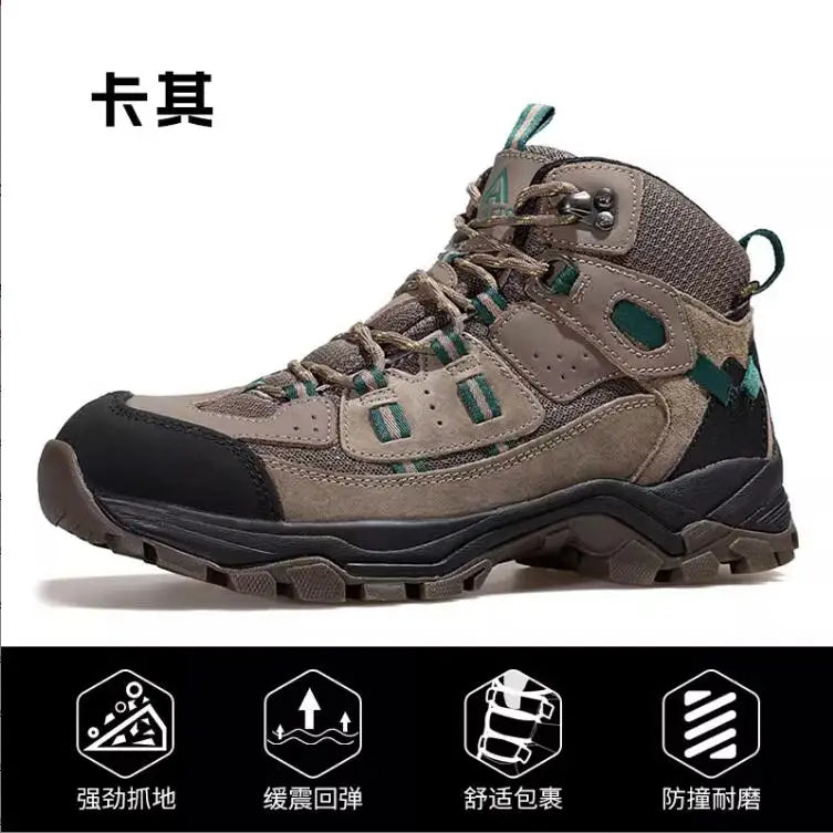 HUMTTO Hiking Shoes Men Winter Outdoor Sports Climbing Shoes Hunting Shoes Warm Women Trekking Sneakers Ankle Boots Tactical