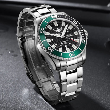 Yelang V1217 42mm Japan Eco-Drive Solar Watch Men's Watch 300M Diver Watch  30ATM Professional Waterproof  Sapphire Luminous