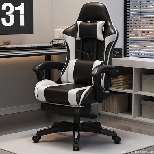 Sponge Internet Cafe Esports Chair Internet Cafe Computer Chair Home Reclining Office Chair Comfortable Rotating