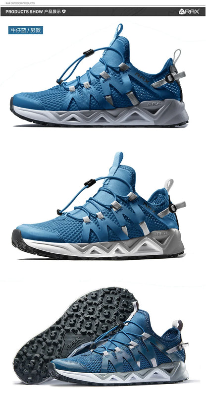 RAX Upstreams Aqua Shoes for Man Outdoor Sports Sneakers for Male Outdoor Summer Beach Sandals Fishing Shoes  Swimming Shoes