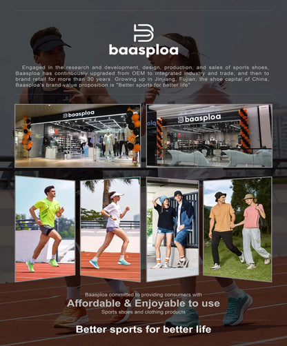 Baasploa Women Walking Shoes Lightweight Mesh Breathable Sport Shoes Comfort Soft Female Leather Height Increase Casual Sneakers