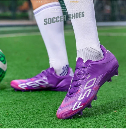 Nouvelles chaussures de football pour hommes, chaussures de football professionnelles, chaussures d'entraînement, chaussures de match, baskets antidérapantes, chaussures de sport pour terrain gazonné, chaussures d'extérie