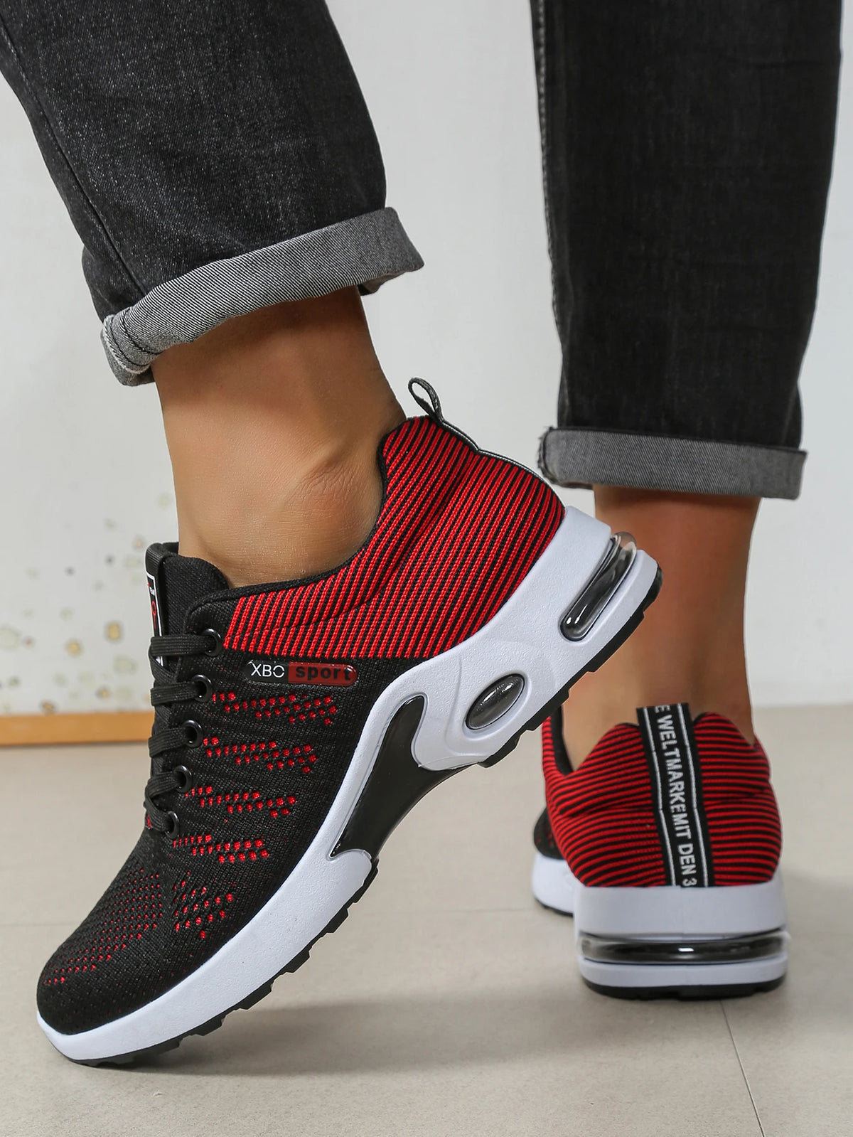 Zapatillas de running de moda para hombre con cordones, muy transpirables: antideslizantes, duraderas y con una comodidad acolchada. Zapatillas deportivas de moda para hombre.