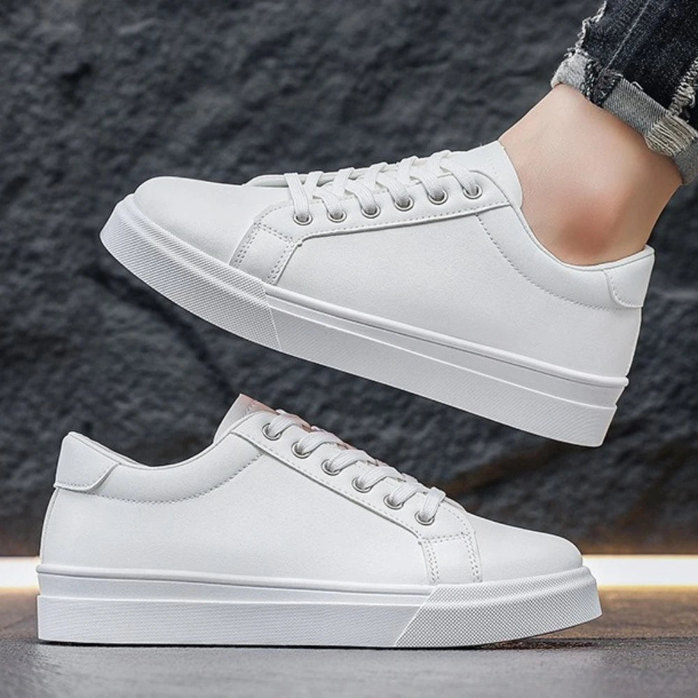 Nejprodávanější módní pánské boty na skateboard, trendy bílé boty, studentské sportovní a volnočasové boty, univerzální pánské boty