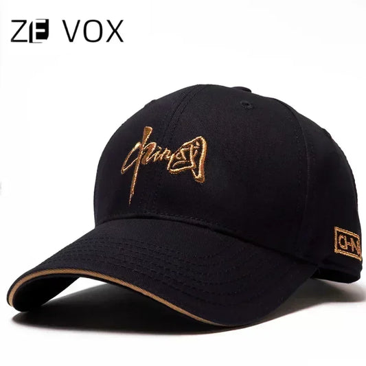 Men's Hat Baseball Cap for Men New Fashion Luxury Brand Embroidery Chinese Style Big Size Cotton Trucker Hat HipHop For 4seasons