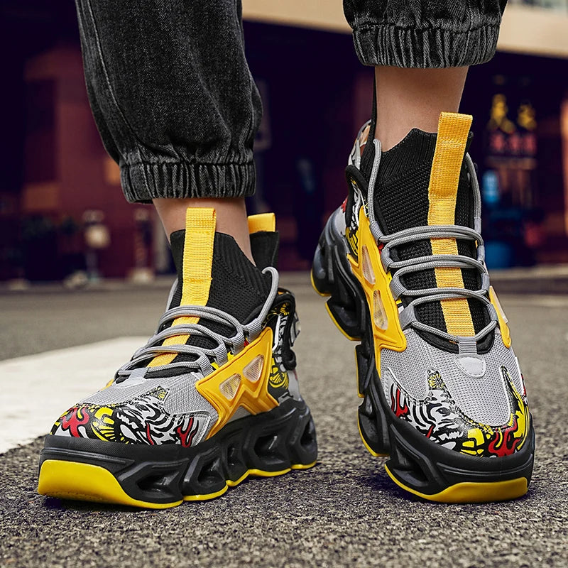 Men's Sneakers Male Casual Men's Shoes Tennis Luxury Shoes Trainer Race Breathable Shoes Fashion Running Shoes for Women